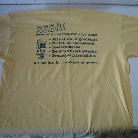 Vintage ABA Beer Promo Event '97 Tee, XL - Picture 2 of 6